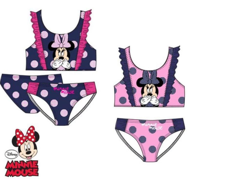 Picture of ET1733- MINNIE MOUSE BIKINI - 2 PCS SET 3-9 YEARS